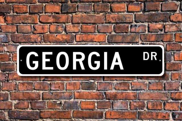 Georgia Sign, Wall Decor, Gift, Souvenir Keepsake, Custom Street Quality Metal Sign - image 1