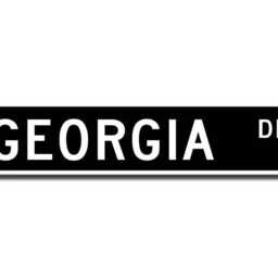 Georgia Sign, Wall Decor, Gift, Souvenir Keepsake, Custom Street Quality Metal Sign - thumbnail 2