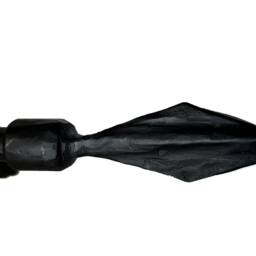 Free Shipping Curtain Rod With Finial & Bracket, Wrought Iron, All Hand Hammered. Window Treatments. 3/4 - thumbnail 2