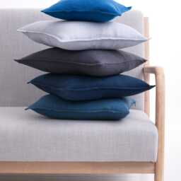 Pure Linen Pillow Cover Zipper, Soft Washed Cushioncase, Bed Cushioncover With Zip, Couch Or Sofa Pillowcase Color Softened Throw - thumbnail 3