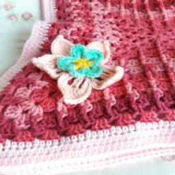 Crochet Baby Girl Blanket, Newborn Blanket, Baby Blankets, Kids Blankets, Handmade - thumbnail 3