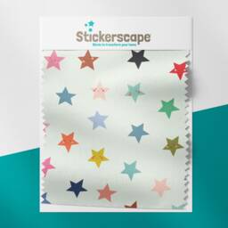 Smiley Stars Roller Blind, Star Children's Made To Measure, Nursery Blackout Blind - thumbnail 2
