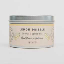 Lemon Drizzle - Scented Candle Hand Poured in Yorkshire Soy Wax Vegan - thumbnail 1