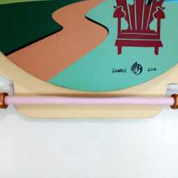 Abstract Seascape Original Acrylic Painting Cn Tower Toronto Pop Art Wooden Sculpture - thumbnail 4