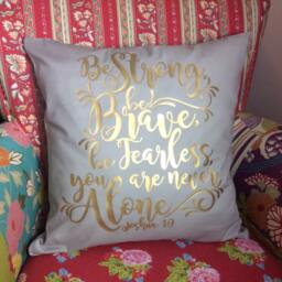 Christian Gifts, Bible Verse Cushion Cover - thumbnail 3