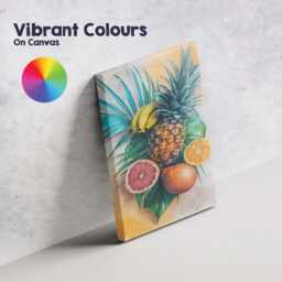 Tropical Pineapple Banana & Citrus Botanical Still Life Canvas Wall Art Print Decor Picture Ready To Hang - thumbnail 4