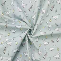 Custom Roman Blind - Emma Lawrence Duck Goose Eggshell , Made To Measure Window Treatment - thumbnail 2