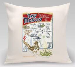 New Mexico State Pillow With Feather Insert - thumbnail 1