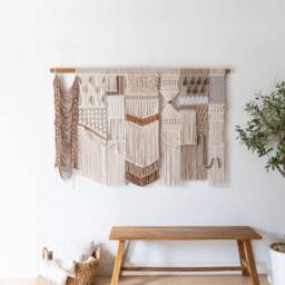 Wall Hanging Tapestry, Large Macrame Hanging, Art Decor, Textured Art, Modern Decor