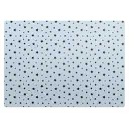stars On The Background Office Chair Floor Protector, Blue Desk Mat, Pattern Vinyl Gaming Mat - thumbnail 2