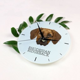 A Clock With A Rhodesian Ridgeback Dog. New Collection The Geometric Dog - thumbnail 2