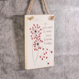 Heart, Red, Love, Friendship, Recycled Wood, Dandelions, Picture, Soul - thumbnail 2