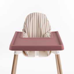 Ikea Antilop Highchair Accessories Bundle - Taupe Stripe - thumbnail 4