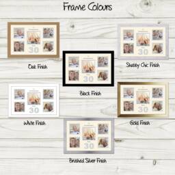 30Th Photo Frame Anniversary Pearl Wedding Special Gift 5Sqbox-975D By Photos in A Word - thumbnail 2