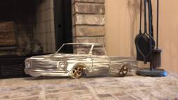 Handmade Metal Art 1970 Chevy Truck, Usa Made Home Decor - thumbnail 1