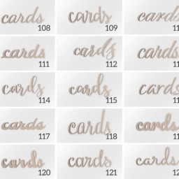 Wedding Cards Box Sign Unfinished Wooden Wall Decor - thumbnail 2