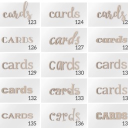 Wedding Cards Box Sign Unfinished Wooden Wall Decor - thumbnail 3