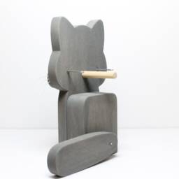 Russian Blue Cat Eyeglass Stand/Grey Glasses Holder - thumbnail 3