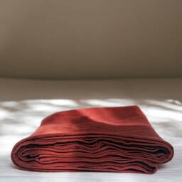 Linen Flat Sheet in Sage Green. Bedspread - thumbnail 3