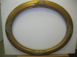 Vintage Gold Leaf Hand Finish Gallery Oval Picture Frame 16x20 Moulding 2 1/2 - thumbnail 1