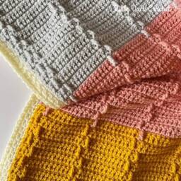Free UK Shipping Handmade Crochet Baby Blanket, Cot Blaneket, Lap Handmade Blanket
