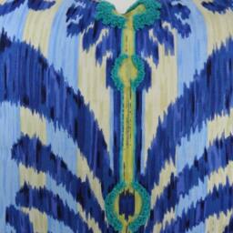 Iman Java Moon Luna Pillow Cover Blue Decorative Throw Cushion - 20 X 20 - thumbnail 2