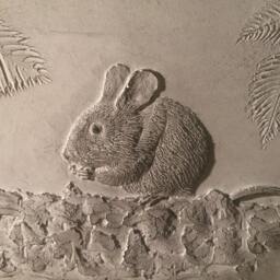 Mouse Wall Sculpture, Composite Stone, Mouse Plaque, Home Ornament, Garden Art, Relief Animal Art - thumbnail 2