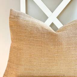 Brown Tribal Hemp Hand Woven Natural Dye Color Pillow Cover - thumbnail 2