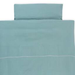 Kraftkids Bedding Set Muslin Mint Blanket 135 X 100 cm, Pillow 40 60 140 200 80 cm - thumbnail 2