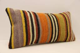 Bohemian Cushion Sofa Pillow Bed Vintage Kilim 12x24 - 30x50 cm Emroidered Lumbar Throw 4Oaf-353