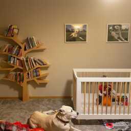 Tree Bookshelf Wooden Wall Shelf Kids Room Nursery Decor Handmade Wood Bookcase Forest Montessori - thumbnail 4
