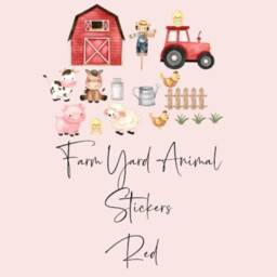 Farm Animal Vinyl Stickers, Tractor, Barn, Nursery Wall Decals - thumbnail 3