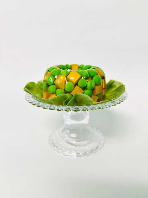 Mini Veggie Aspic Jelly/ Pop Art/Retro/Kitschy/ Mid Century/ Atomic /Vintage/ Fake Food - image 1