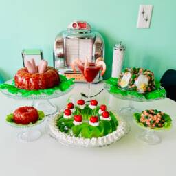 Mini Veggie Aspic Jelly/ Pop Art/Retro/Kitschy/ Mid Century/ Atomic /Vintage/ Fake Food - thumbnail 4