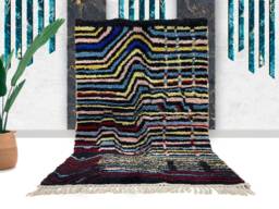 Wool Area Rug - Authentic Handmade Genuine Wool Made To Order Berber Style Free Worldwide Shipping Moroccan Rugs - thumbnail 1