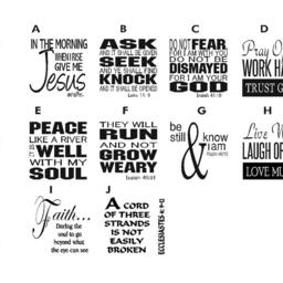 Live Well, Love Much, Faith Pillow Scripture Ranch D??cor For Farmhouse Chic Homes - thumbnail 3