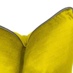 Designer Velvet Chenille Stunning Lime Cushion Cover Throw Pillow Home Decor - thumbnail 3