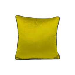 Designer Velvet Chenille Stunning Lime Cushion Cover Throw Pillow Home Decor - thumbnail 2