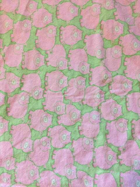 Piglets Baby Flannel Receiving Blanket - image 1