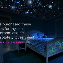 Best Quality Glow in The Dark Stars, Tiny Star Stickers For Space Nursery Decor, Ceiling Decals, Diy Night Sky Wall Art, Stars - thumbnail 2