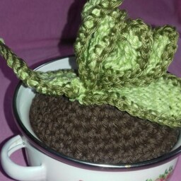 Crochet Aloe Vera, Crochet Succulent, Fake Plant, Artificial Plant - thumbnail 2