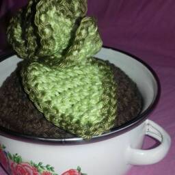 Crochet Aloe Vera, Crochet Succulent, Fake Plant, Artificial Plant - thumbnail 3