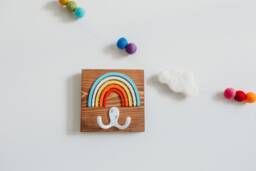 Kids Wall Hook - Nursery Decor Bedroom Hooks Coat For Bathroom Birthday Gifts - thumbnail 1