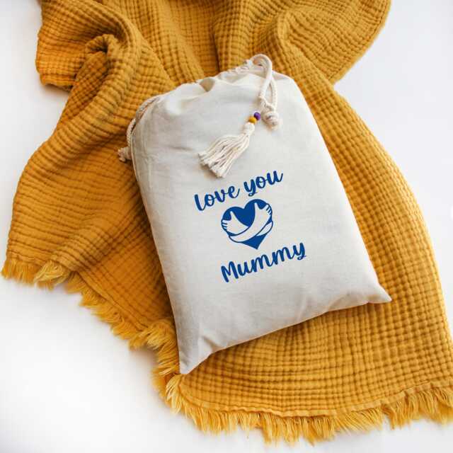 Muslin Throw Blanket - Soft Cotton Four Layers 2nd Wedding Anniversary Gift Sofa Bath Towel -Gift For Mum Baptism - image 1