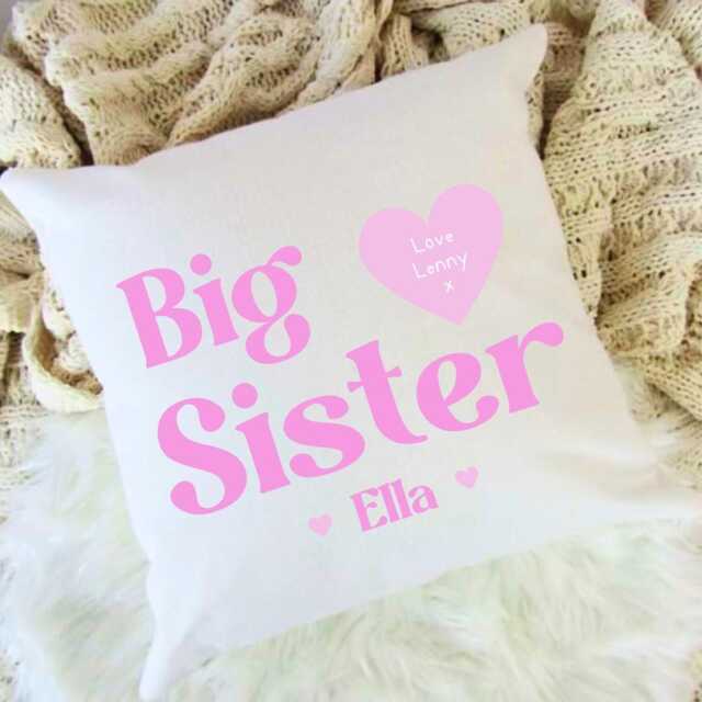 Personalised Big Sibling Pillow Case - image 1
