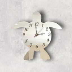 Turtle Acrylic Clock - Many Colours Available - Bespoke Shapes & Sizes Made - thumbnail 2