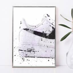 Fashion Sneaker Print, Modern Teen Boy Room Decor - thumbnail 3