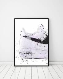Fashion Sneaker Print, Modern Teen Boy Room Decor - thumbnail 1