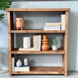 Kien // Scandinavian Wood Bookcase/Shelving Unit - thumbnail 3