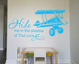 Psalm 178 Bible Quote Wall Decal - Kids Room Decor My002 - thumbnail 1